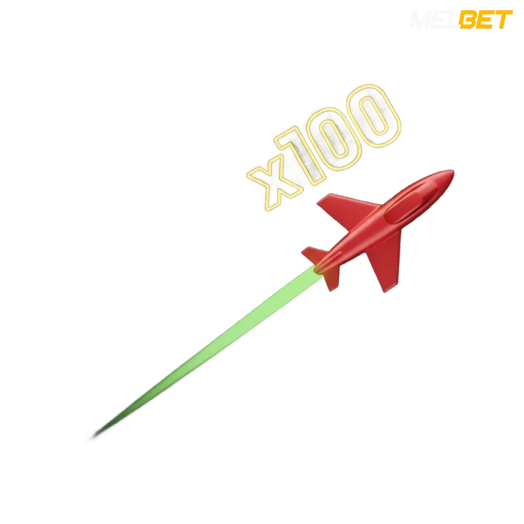 Melbet Aviator game screen with rising plane, multiplier, cash-out and bet controls for Bangladesh players.