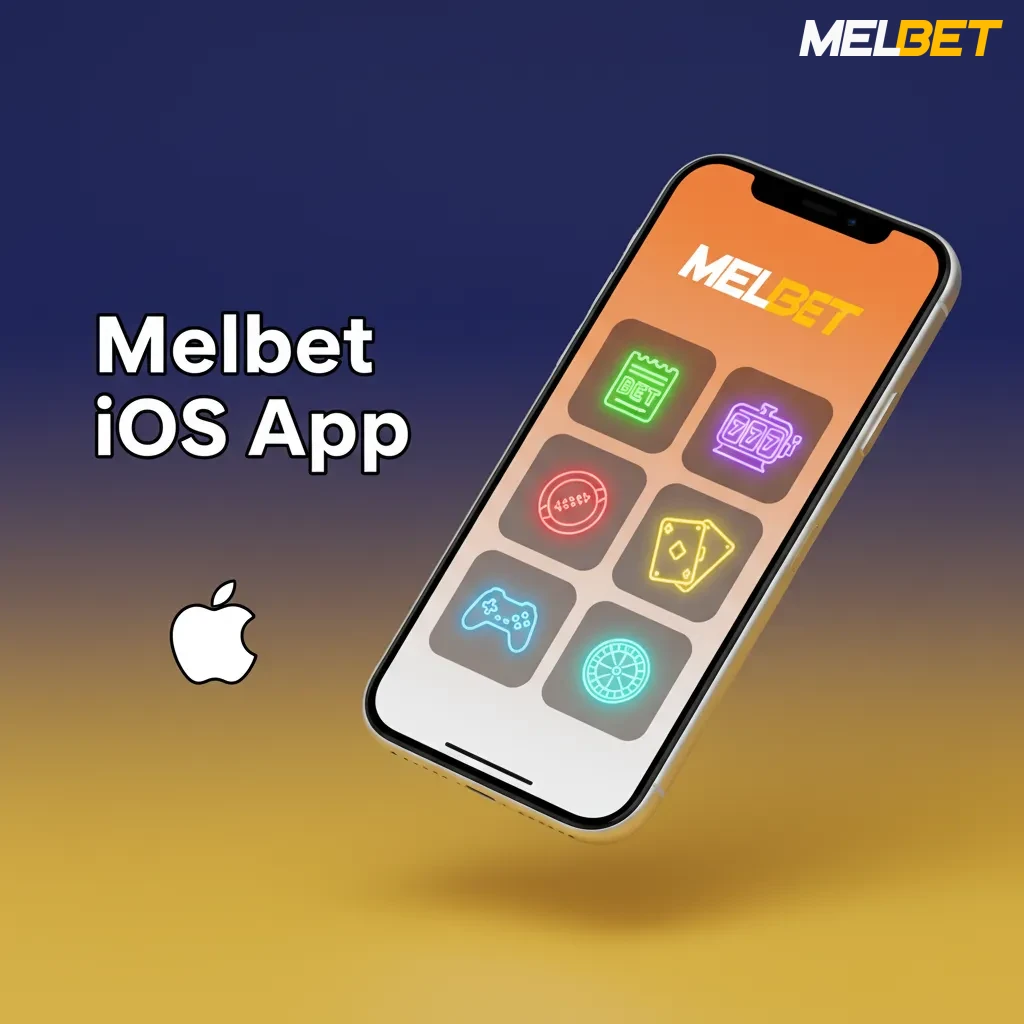 Melbet iOS app shown on iPhone and iPad: live betting, casino, payments; iOS 12+; free download; ~150MB recommended.