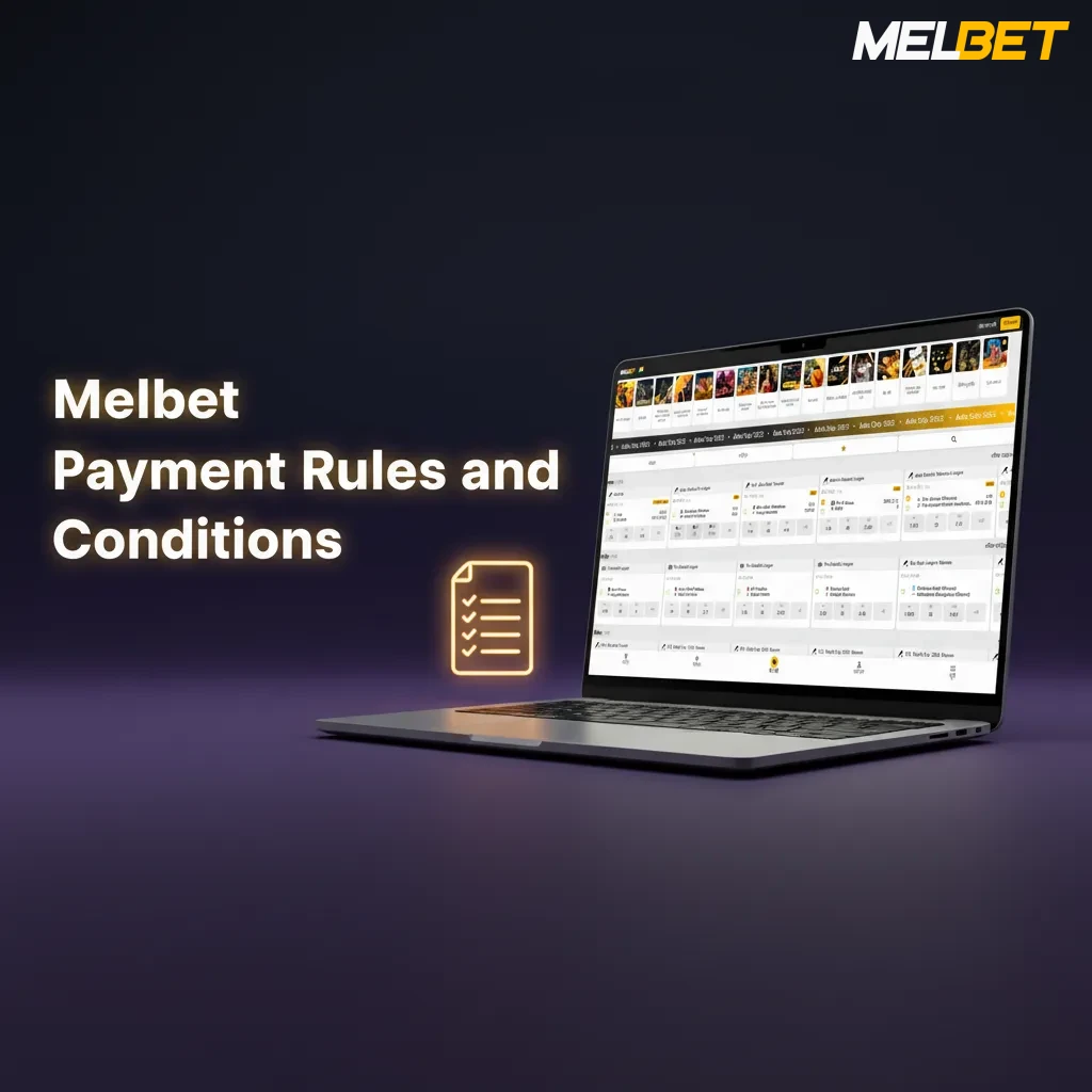 Melbet Payment Rules & Conditions: same-method withdrawals, name match, KYC verification, bonus rollover, limits and reviews.