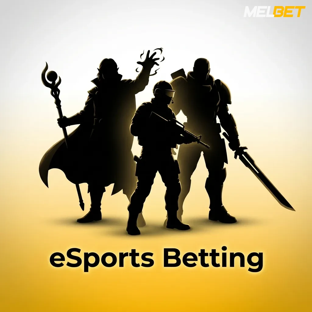 Melbet eSports betting lobby showing odds for Dota 2, CS2, League of Legends, and StarCraft II tournaments